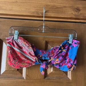 Free People Multicolor Bandeau Top